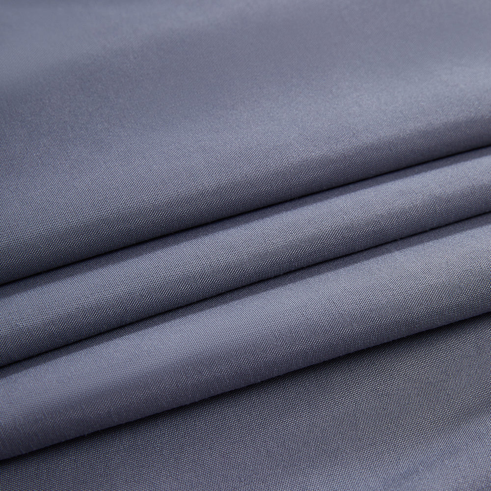 Silver Grey Polyester Bedding Sheet Set for Queen Bed