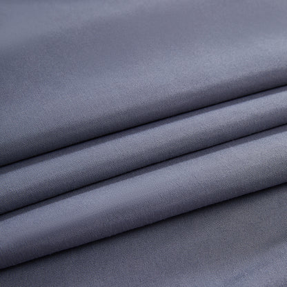 Silver Grey Polyester Bedding Sheet Set for Queen Bed